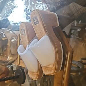 Dolce Vita Nikole sandals platform clear cork 9